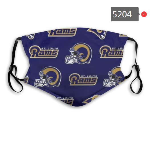 2020 NFL Los Angeles Rams #2 Dust mask with filter->nfl dust mask->Sports Accessory